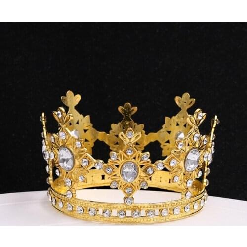 Baby Crystal Rhinestone Crown Mini Tiara Wedding Headband Girls Hair Accessories