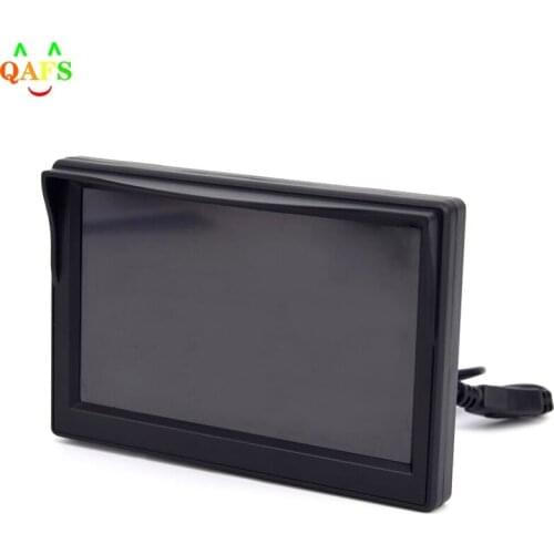 High resolution 5 inch TFT LCD Car Color HD Sucker Monitor Reverse Camera Car Security Monitor for Reverse Backup Parking Camera