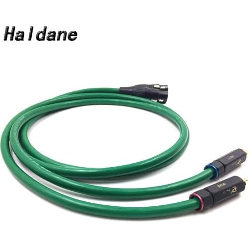 Haldane Pair Type- BR-109 RCA to XLR Balacned Audio Cable RCA Male to XLR Female Interconnect Cable with MCINTOSH USA-Cable