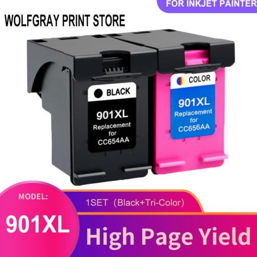 Compatible 901 XL Ink Cartridge Replacement for HP 901XL for HP901 Officejet 4500 J4500 J4540 J4550 J4580 J4640 J4680c for hp901
