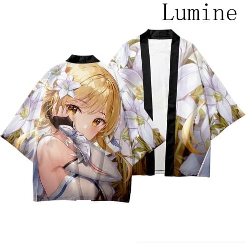 2021 new Genshin Impact anime surrounding KLEE Haori kimono jacket cosplay Ganyu bathrobe two-dimensional cloak house