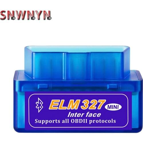 Mini ELM327 V2.1 OBD2 OBDII Bluetooth Interface Car Auto Diagnostic Interface Scanner Diagnostic Tool Code Reader Scan Tool