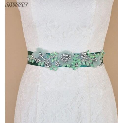 Fashion Women Belt Wedding Accessories Belt Wedding Dress Party Flower Belt Rhinestone Belt Crystal Diamond Belt For Dress Up