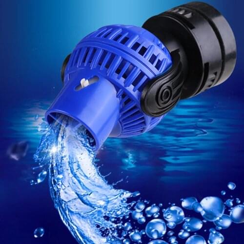 Adjustable Aquarium Wave Maker Pump 360dergee Single Double Head Direction Seawater Freshwater Wave Pump For Fish Tank Surf Pump