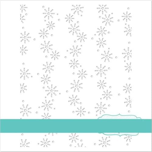 New Arrival 2021 Snowflake Pattern Cutting Diary Stencils For Scrapbooking Stamps Embossing Mold DIY Paper Cards Craft Cutting