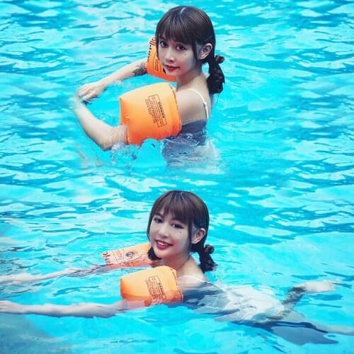 One pair PVC Swimming float Arm Air Ring for Children Inflatable Arm Sleeve Circle Pool Swimming Safety Training Swimming Ring