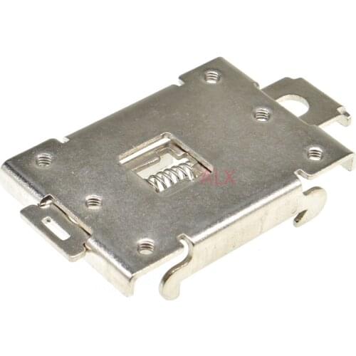 Single Phase SSR 40DA 25DA AA DD 35MM DIN rail fixed Solid State Relay clip clamp R99-12 Relays mounting bracket buckle
