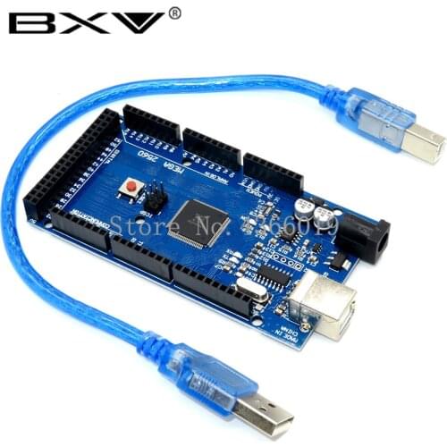 MEGA2560 Mega 2560 R3 REV3 ATmega2560-16AU CH340G Board ON USB Cable compatible for arduino with USB line