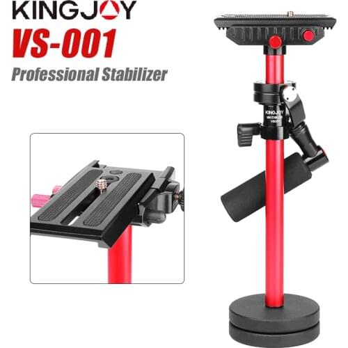 KONGJOY VS001 Aluminum Alloy Handheld Video Stabilizer For Steadycam Steadicam For Canon Nikon Sony DSLR Camera