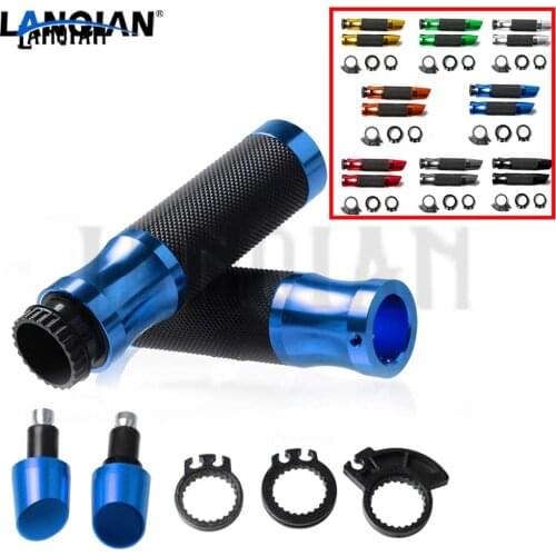 Universal Motorcycle CNC Fit 7/8"22MM Brake Clutch Handle Set Grip&Handlebar Ends For Yamaha R1 Honda CB400 vtec MC22 CB750