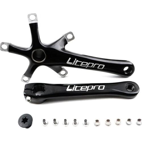 Bicycle Crank Arm Folding Road Bike Crankset Road BCD130MM With Bottom Bracket Pieces Bike Parts Crank Arms Hollowtech Cycling