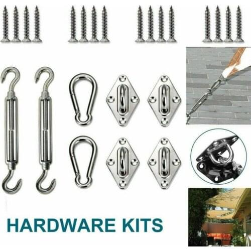 M6 High Quality Sun Shade Sail Hardware Kit 304 Stainless Steel Anti-Rust Shade Sail Installation For Garden Outdoor Patio Lawn