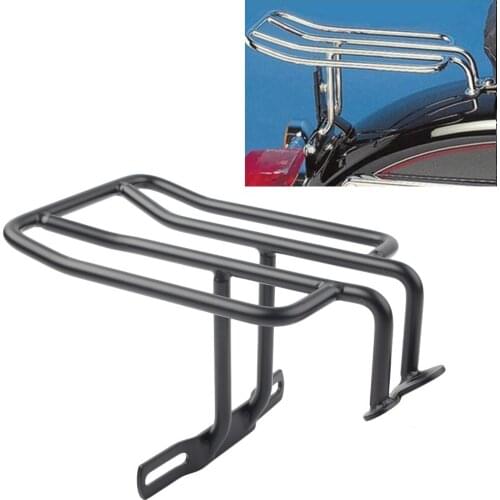 IRon XL883 XL1200 Motorcyle Rear Fender Luggage Rack For Harley Sportster XL 883 1200 Custom 1994-2017 Black