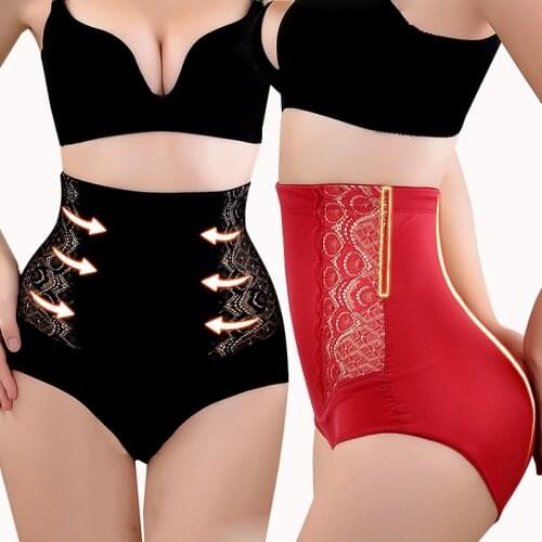 Women Shapewear High Waist Sexy Briefs Body Shaper Underwear Butt Lifter Waist Trainer Tummy Control Panties Belly Girdle Panty