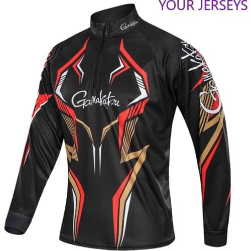 New Gamakatsu Fishing Vest Summer Men Long Sleeve Outdoor Hiking Cycling Jacket Quick Dry Breathable Shirts