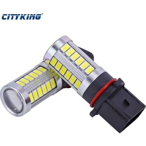 10 x White light H11 h16 9006 P13W led 33smd 5730 5630 LED car Front DRL Auto Driving Fog Lamp headlight Daytime Running Light