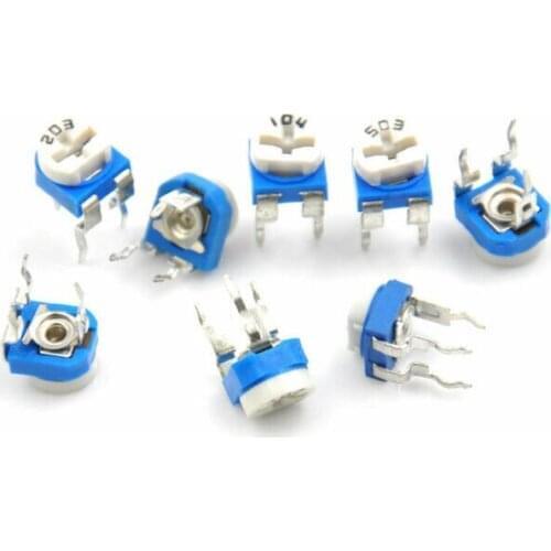 20pcs RM065 RM-065 Trimpot Trimmer Potentiometer Variable Resistor 1K 2K 10K 20K 50K 100K 200K 500K