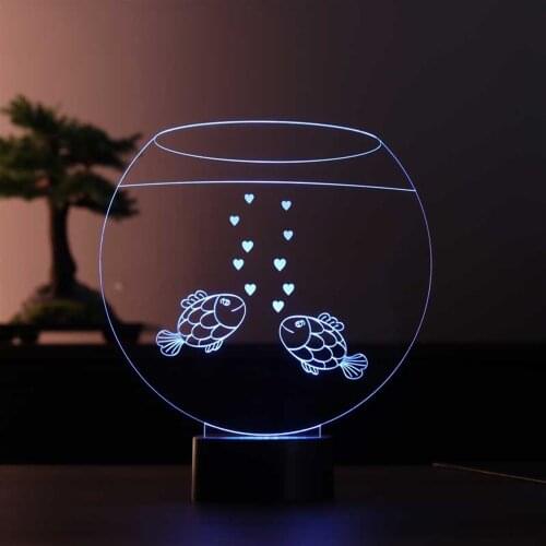 Aquarium Love Led Table Lamp
