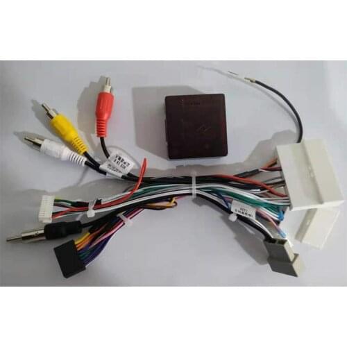 Car 16pin Audio Wiring Harness With Canbus Box For Nissan X-Trail Qashqai （Israeli ）Aftermarket Stereo Installation Wire Adapter