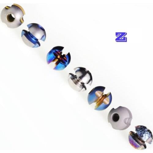 Z Style Planet Series Knife Beads Titanium Alloy Paracord Beads 8 Colors