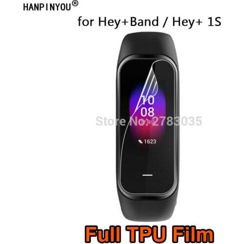For Hey Plus Band / Hey+ 1S Wrist Smart Bracelet Clear Full Cover Soft TPU Hydrogel Film Screen Protector (Not Tempered Glass)