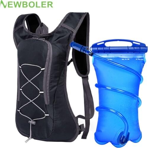 Breathable Ultralight Bicycle Backpack Running Vest Bag Cycling Marathon Portable Hydration Pack Bag option 3L Water Bag