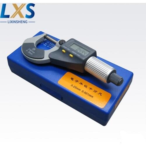 Electronic Digital Micrometer XC01 0.001mm Micron Outside Micrometer Caliper Gauge Measuring Tools