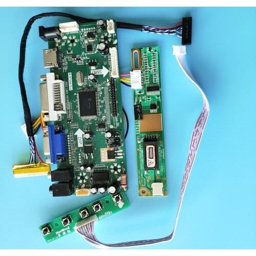 Kit for LTN170CT05-F01 Display panel HDMI+DVI+VGA monitor 1920x1200 screen Controller Board 30pin M.NT68676 17" LCD Audio