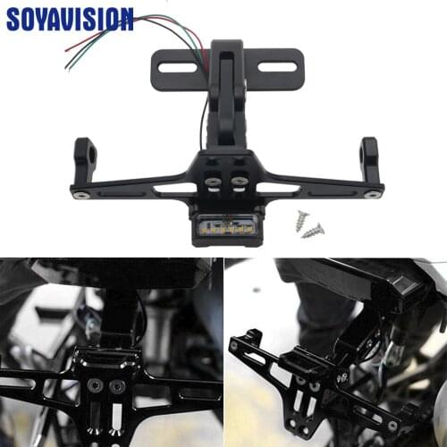 License Plate Motorcycle Bracket Holder For Honda CB 599 919 400 CB600 HORNET CBR 600 F2 F3 F4 F4i 900RR 250 VTR 250 MSX PCX125