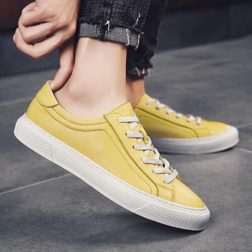 Hot Sale White Mens Genuine Leather Sneakers 2021 Light Casual Shoes For Men Walking Outdoor Breathable Black Sneakers