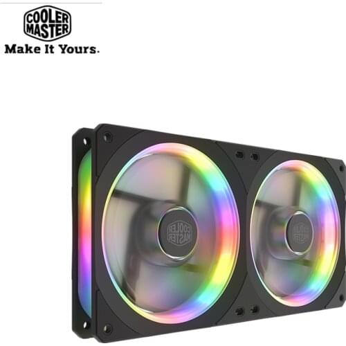 Cooler Master SF240P ARGB 240mm Square Framed Addressable RGB LED Fan Quiet cooling chassis fan Water Cooled Replacement Fan