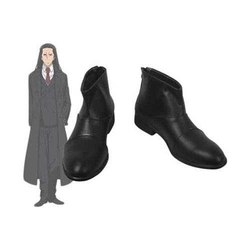 Maou-sama, Retry Kunai Hakuto Cosplay Boots Shoes Black Men Shoes Costume Customized Accessories Halloween Party Shoes