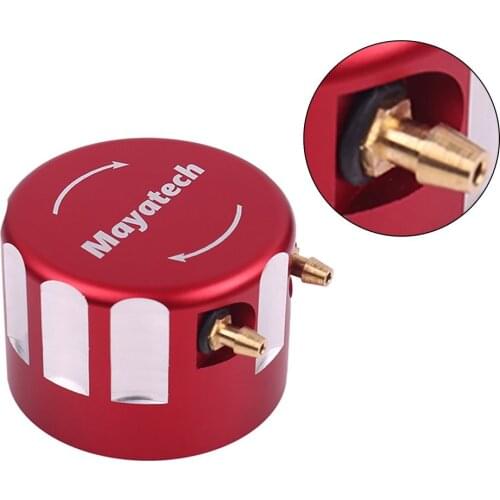 Mayatech CNC Aluminum Alloy Oilcan Cover Gasoline-tank Box Lid Oil Drum Cap Shell Top Adapter Filter