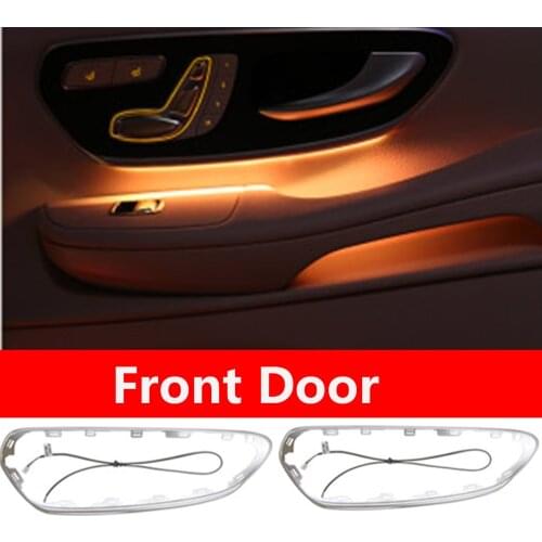 V-class W447 Ambient Light 64-color Car Synchronous Original Atmosphere Lamp For Mercedes-Benz V260 Front Door Ambient Light