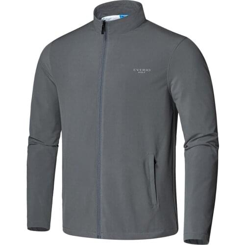 2020 Autumn and winter golf clothing mens windbreaker outdoor sports golf jacket full zipper windproof warm Coat top S-2XL