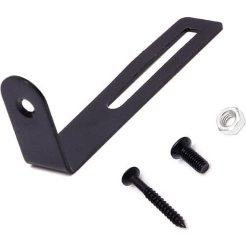 New Black For Electric Guitar Pickguard Mounting Bracket With Screws Y51D
