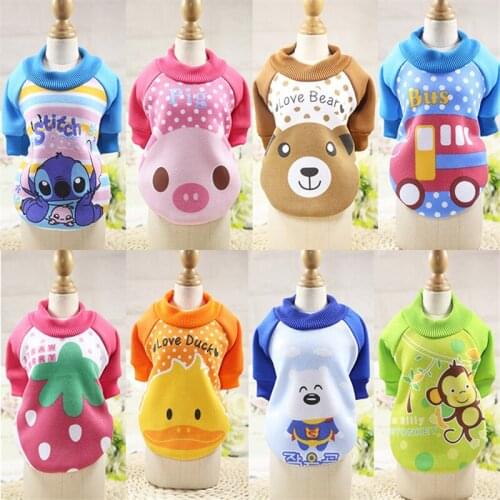 Printing Pet Clothes Spring Autumn Pets Dogs Clothing For Dogs Costume Classic Puppy Dog Coat Pet Overalls Cat Chihuahua Clothes