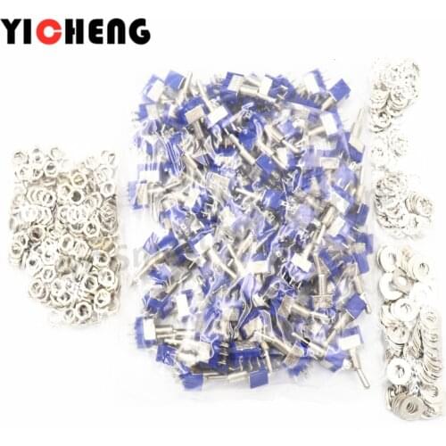 100Pcs mts102 mts103 mts202 mts203 SPDT DPDT toggle switch Single Pole Double Throw 6A/125V