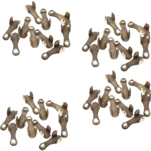 Pack Of 40 Water Key/Spit Valve Saddle Holder Trumpet Flute Replacement Parts