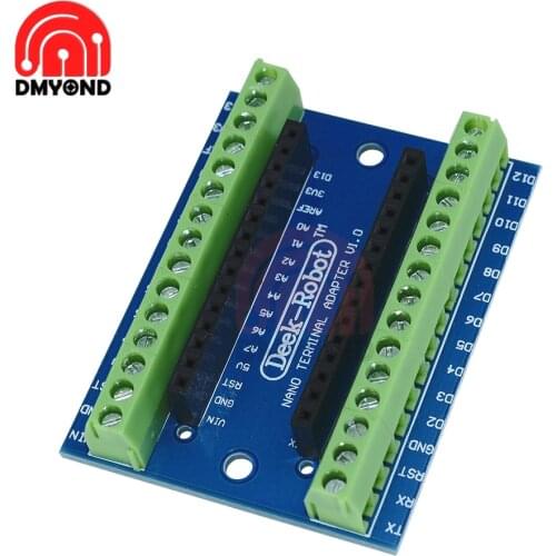 1pcs Nano V3.0 Adapter Expansion Board 3.0 Controller Terminal NANO IO Shield Simple Extension Plate For Arduino AVR ATMEGA328P
