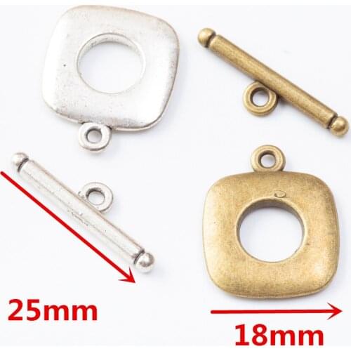 15 pieces of retro metal zinc alloy OT button pendant for DIY handmade jewelry necklace making 7080