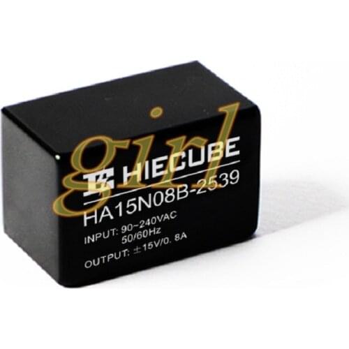 Positive and negative 15V 0.8A power module 220V dual 15V ACDC switching power -supply isolation