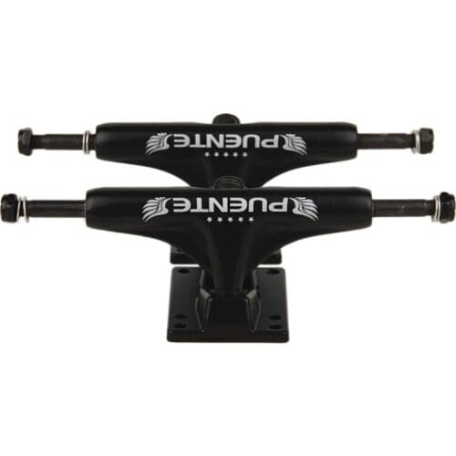 PUENTE 2Pcs 5Inch Aluminum Trucks Skateboard Truck Accessory Bridge Bracket Trucks Skateboard Longboard Truck