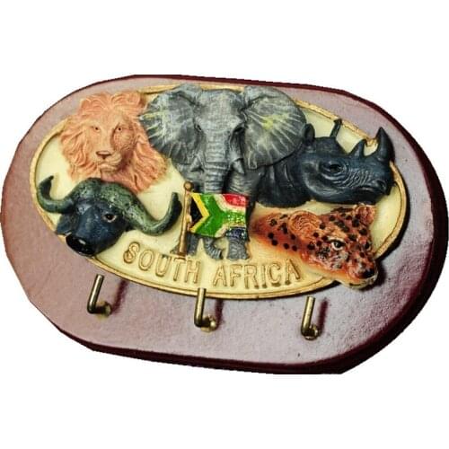 High-quality Simulation African Animals Hook 3D Fridge Magnets Tourist Souvenirs Home Decortion Refrigerator Magnetic Stickers