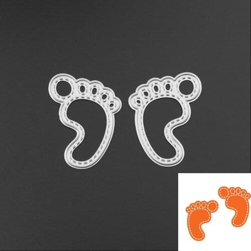 Cute Pair of Ankle Metal Cutting Dies Stencils For DIY Scrapbooking Decorative Embossing Suit Paper Cards Die Cutting Template