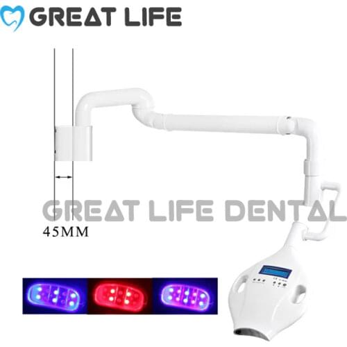 Red Blue Purple 45mm 50mm Teeth Whitening Led Accelerator Light Led Light Teeth Whitening Dental Whitening Lamp for Dental Chair