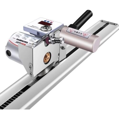 High-speed time-lapse orbital cloth cutting machine LCD counting cloth cutting machine high-power automatic knife sharpening