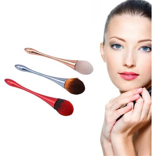 1PC Powder Blush Gold Foundation Brush Professional Make Up Brush Large Cosmetics Makeup Brushes High Quality Makeup Tool