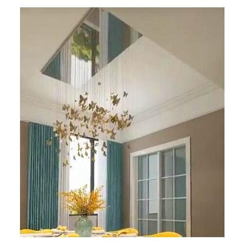 American minimalist chandelier butterfly stainless steel gold European style living room dining room bedroom porch cloakroom art