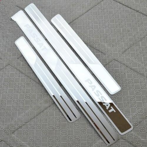 Car accessories Stainless steel Door sill scuff plate covre For Volkswagen Passat B5 B6 B7 2011-2018